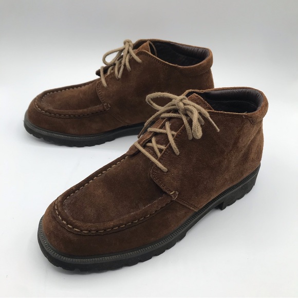 LL bean desert boots ankle boots genuine leather suede - Picture 3 of 8